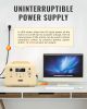 Portable Power Station, 960Wh LiFePO4 Battery Backup, 1.5H Fully Charged, 1200W (2400W Peak) Solar Generator with 4 AC Outlets for UPS/LED, Outdoor,